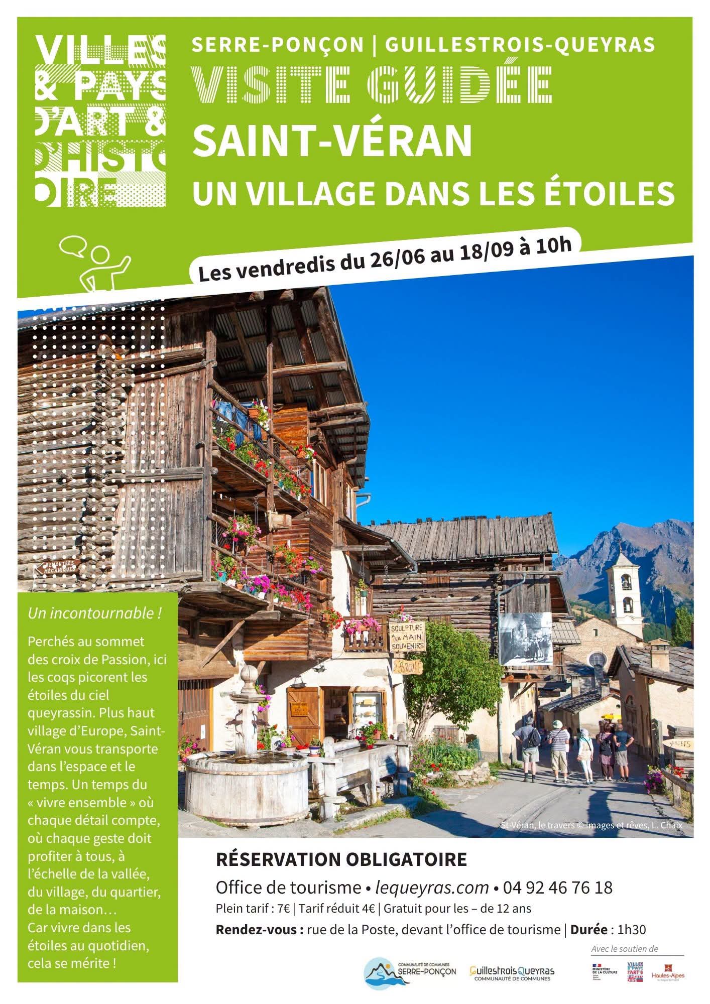 affiche visite saint veran